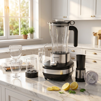 Robot culinaire multifonction Sonifer 6-en-1 : Mixeur plongeant, hachoir et blender de cuisine, puissant et durable