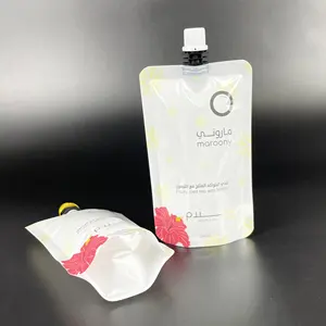 5ml Liquid Foundation Sachet Cosmetic Disposable Spout Pouch With Cap