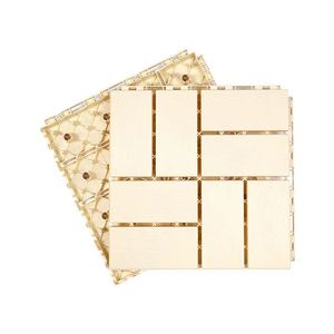 Carrelage de sol moderne en bois pour intérieur et extérieur, imperméable, anti-rayures, adapté aux animaux domestiques, installation simple, bricolage - Product Image 3