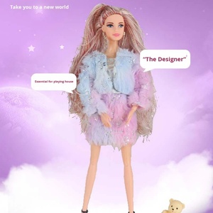 Muñeca Princesa Gótica de 11 Pulgadas, Novedad 2026, Diseño de Moda, Set de Regalo en Caja, Ropa Intercambiable, Abrigo de Peluche Multi-Estilo, Juguete para Niñas - Product Image 4