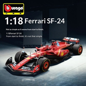 Modèle de course <span class=keywords><strong>F1</strong></span> en alliage de simulation Bburago 1:8 Formule SF24 2024 pour voiture de course à commande manuelle - Product Image 4
