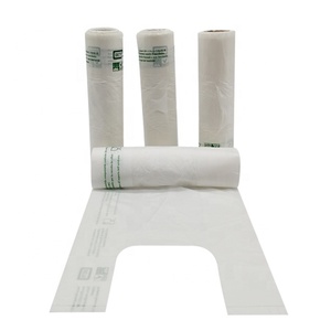 Eco Friendly 100% Corn Starch Biodegradable Bag Compostable Shopping Bag Disposable <b>Plastic</b> <b>Packaging</b> Bag - Product Image 4