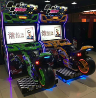 Machine de jeu à monnayeur pour l'Inde / Machine de jeu d'arcade pour centre commercial / Machine de jeu d'arcade simulateur Moto GP