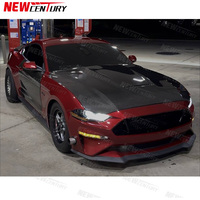 Capot en fibre de carbone Mustang, adapté aux Ford Mustang GR modifiées de 2018 à 2023, capot en fibre de carbone modifié