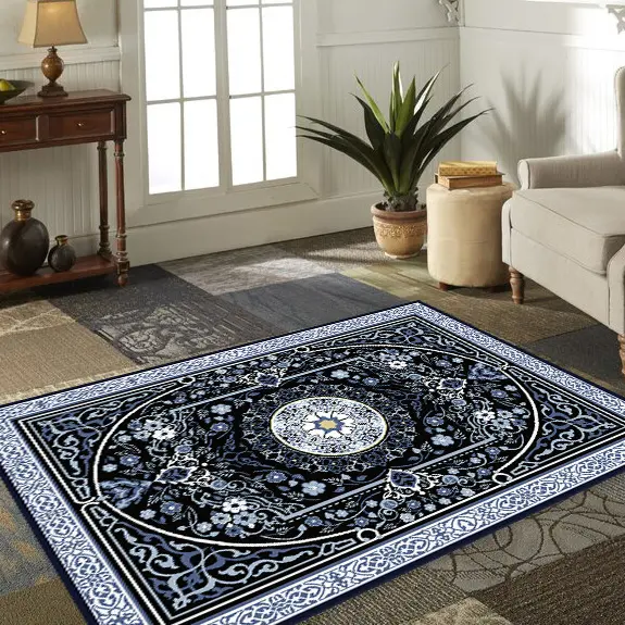 Teppich für Moschee Palast im europäischen Stil Klassischer Perser teppich Wohnzimmer Licht Luxus Große Boden matte