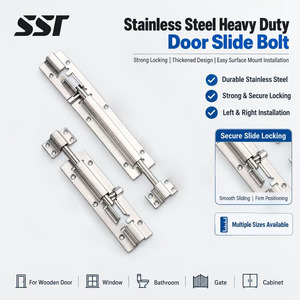 Différentes tailles 1.2 "-6" de haute qualité en acier inoxydable tour baril porte affleurante coulissante intérieure sécurité boulon serrure loquet - Product Image 1