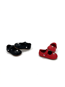Scarpe Mary Jane per Bambine, <span class=keywords><strong>Primi</strong></span> <span class=keywords><strong>Passi</strong></span> per Neonati e Bambini Piccoli, Decorate con Cuori, Chiusura a Strappo, Leggere in Morbida Pelle Sintetica - Product Image 4