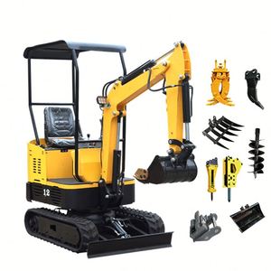 รถขุดขนาดเล็ก 1.2 ตัน สำหรับงานเกษตรและสวน ได้มาตรฐาน CE/EPA EURO 5 ระบบไฮดรอลิก - Product Image 1