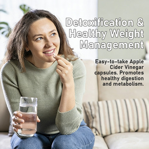 Premium Quality Natural Plant Extract Apple Cider Vinegar Capsules <b>Weight</b> Management Gut Health Capsules - Product Image 4