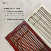 Grille d'aération carrée en alliage d'aluminium de haute qualité pour climatiseur - Fabrication sur mesure, durable