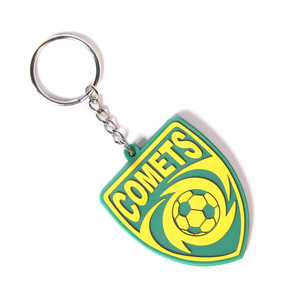 Biểu Tượng Tùy Chỉnh Mới Mềm <span class=keywords><strong>PVC</strong></span> Cao Su Keyring Thiết Kế Trống Vòng Hình Dạng Keychain - Product Image 3