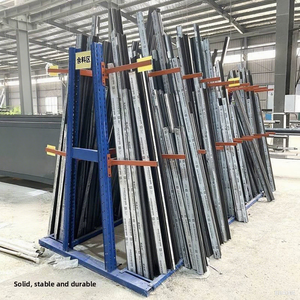 Rayonnage en porte-à-faux à cadre en A robuste pour l'usine de tuyaux en profilés en aluminium et en métal de stockage en entrepôt - Product Image 5