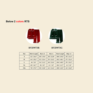 Pigiami Natalizi Coordinati in Velluto per Famiglia, Set Due Pezzi <span class=keywords><strong>con</strong></span> <span class=keywords><strong>Bottoni</strong></span> per Bambini e Donne, Abbigliamento Invernale - Product Image 4