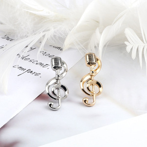 เข็มกลัดเคลือบรูปแมวลายการ์ตูนน่ารักเข็มกลัดเปียโนสีทอง - Product Image 6