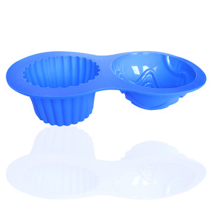 Big Giant Cupcake Mold Silicone Cake Mold 2 Pieces Irregular Shape Chocolate Molds - Product Image 3