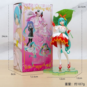 11 Styles Anime Statue <span class=keywords><strong>Miku</strong></span> pays des merveilles papillon oreiller marin costume feuilles d'érable <span class=keywords><strong>Sexy</strong></span> filles dessin animé jouets PVC Anime Figure - Product Image 3
