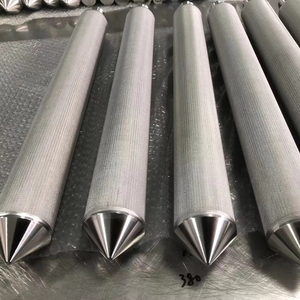 Purification des gaz de processus Éléments filtrants frittés personnalisés en acier inoxydable 316L - Product Image 1