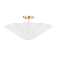 Lustre LED moderne d'intérieur en résine de luxe, blanc or, télécommande, CRI élevé 90, lumière blanc chaud 3000K, anti-éblouissement, dimmable