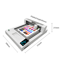 2025 Cosmox, máquina de dispositivo de corte de mejor valor, máquina de corte trazadora A3 para etiqueta TUP 3D, pegatina de bordado de imitación