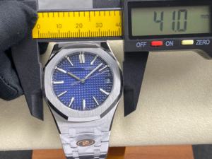 Reloj Mecánico de Buceo de Lujo, Super Calidad, Resistente al Agua, 41 mm, Fábrica DDF, Movimiento 4302, 15510, Peso 178 g, Color Azul Hielo - Product Image 6