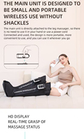 Nouvelles bottes de massage à pompe sans fil à quatre chambres 2025, chauffantes, physiothérapie portable, pour récupération musculaire, avec logo personnalisé, pour sport et jambes YMT