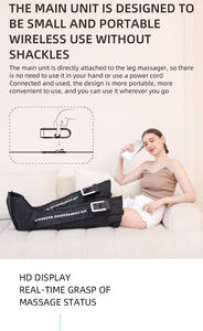 Botas de Masaje Inalámbricas 2025 con 4 Cámaras de Recuperación, Bomba de Recuperación, Calor, Fisioterapia, Portátiles, Musculares, Logotipo Personalizado, Deportivas, para Piernas - Product Image 6