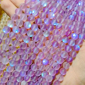Wholesale New Rainbow Moonstone <strong>Beads</strong> Multi Colors 10mm Glass <strong>Beads</strong> <strong>Round</strong> DIY Crystal <strong>Beads</strong> for Jewelry Making - Product Image 6