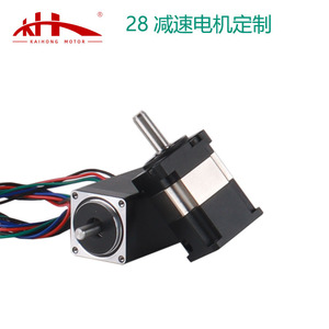 Petit moteur pas à pas à 28 vitesses du fabricant, 102 mm de hauteur, engrenage à vitesse réglable, moteur à couple élevé, en stock. - Product Image 1
