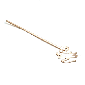 Marcapáginas de Metal con la Palabra Fu China Chapada en Oro, Símbolo Tradicional de la Suerte, Regalo Corporativo para Cumpleaños y Festividades, Venta al Por Mayor - Product Image 4