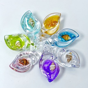 จี้เปลือกหอยอะคริลิคหลากสีสัน เรืองแสง สำหรับทำเครื่องประดับ DIY ตกแต่งกระเป๋า โทรศัพท์ ต่างหู จี้แฟชั่น - Product Image 3
