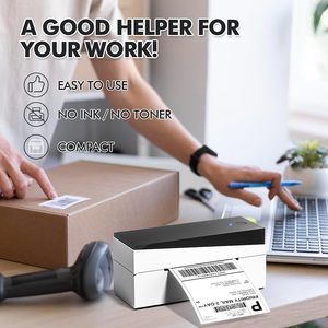 Máy in nhiệt vận chuyển máy in nhãn 4x6 phomemo PM-249-BTZ mã vạch nhãn dán nhãn trên gói vận chuyển hộp - Product Image 2