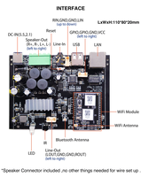 Nouvelle conception Up2stream Amp 2.0 Amplificateur multimédia personnalisé 4.1 Classe D sans fil pour son surround 3D 5.0 Carte d'alimentation audio