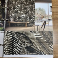 Impression personnalisée Paysage naturel Feuilles vertes Fleur Floral Tropical Papier peint mural 3D