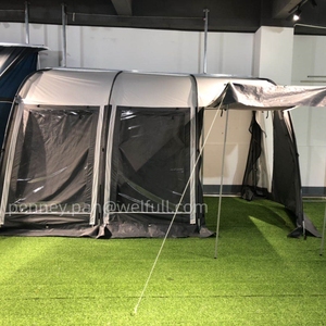 Trailer Cắm Trại Ngoài Trời 390Cm 3 Phòng Mái Hiên Mái Hiên Chống Nước Cho Xe Hơi <span class=keywords><strong>Caravan</strong></span> Mái Hiên - Product Image 5