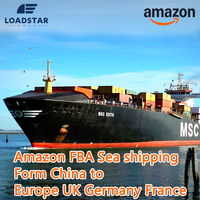 Envío Marítimo Exprés Internacional China UE Reino Unido Amazon FBA Transitario de Carga Servicio de Almacenes Seguro DDP 30-45 Días LOADSTAR