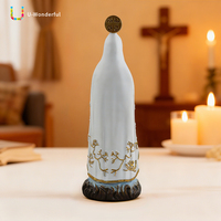 Statue de la Vierge Marie en résine personnalisée à faire soi-même, figurine religieuse catholique, ornement de table, décoration de la maison, de l'église, de la salle de prière