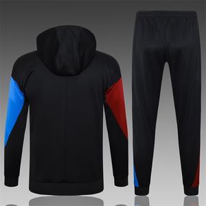 Hoodie sepakbola pria, Hoodie latihan ritsleting penuh, setelan pakaian olahraga, kit Jersey Futbol semua tim - Product Image 1