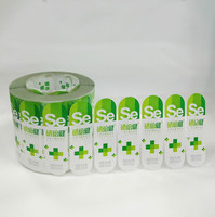 Autocollant personnalisé en vinyle laminé brillant, imperméable, auto-adhésif, pour l'étiquetage des conserves/aliments/bière/jus de fruits