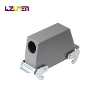 WZUMER Entrée de câble latérale Double levier de verrouillage Connecteur robuste Capot H16B-SEH-2L