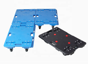 วัสดุพลาสติกหนัก<span class=keywords><strong>150</strong></span>กิโลกรัมแพลตฟอร์มย้ายเครื่องมือลังรถเข็นกับดอลลี่เฟอร์นิเจอร์ผู้เสนอญัตติดอลลี่เชื่อมต่อรถเข็น - Product Image 3