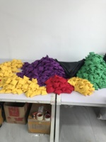 1.5 ''x 1.5'' Mini sac de baggo en toile de canard à double couture Sacs de cornhole avec granulés