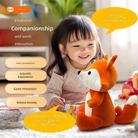 Peluche personnalisée en forme de pouf avec dialogue intelligent multilingue DeepSeekAI et design mignon