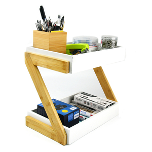 Porta-telefono in bambù eco-friendly porta-vaso porta-documenti <span class=keywords><strong>Organizer</strong></span> per ufficio e casa funzionale Desktop e cassetti <span class=keywords><strong>Organizer</strong></span> - Product Image 1