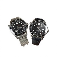 Vente directe d'usine Haima 300 Montre homme entièrement automatique mécanique avec bracelet en acier inoxydable, aiguilles lumineuses, 42 mm, étanche 300 m