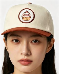 Casquette de baseball INJAE à motif gâteau mignon, broderie personnalisée, chapeau de sport décontracté, vente en gros - Product Image 4