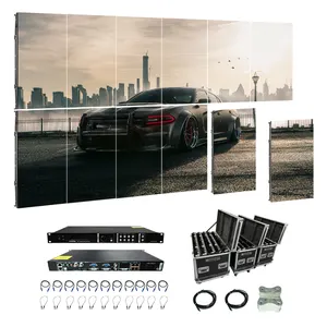 outdoor 3d advertising flexible led flex display screen 3.91 film panel video wall indoor 4k tv