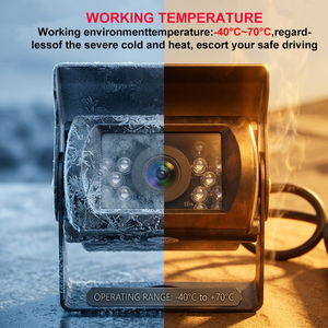 Système de caméra de véhicule 1080P AHD avec écran étanche à 4 écrans de 7 pouces, enregistrement DVR, caméras de vision nocturne pour camions lourds - Product Image 3