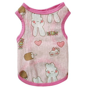 Summer Thin Breathable Dog Vest Pet T-Shirt for Small Medium Large Dogs Sleeveless Pet <b>Clothes</b> Wholesale - Product Image 4