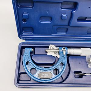 25-50Mm Analoge Metrische <span class=keywords><strong>Micrometer</strong></span> Schroefmeter Buiten <span class=keywords><strong>Micrometer</strong></span> Met 0.01 Resolutie En Blauwe Verfspray - Product Image 6