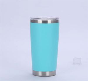 Vaso Verde de 20 oz, Acero Inoxidable, Aislado al Vacío de Doble Pared, Recubrimiento en Polvo Mate, a Prueba de Fugas, Libre de BPA, ASM25 - Product Image 2